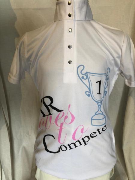 Imperial Riding Turniershirt kurzarm Miami  weiß Gr. 164