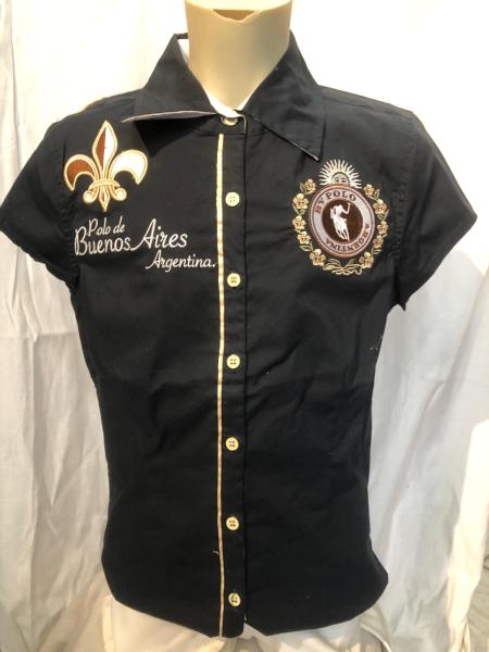 HV Polo Kurzarm Bluse Salvo dunkelblau Gr. S