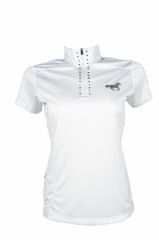 HKM Turnier Shirt Weiß/Blau