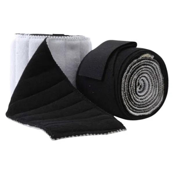 HKM elatische Bandage mit Unterlage 300 cm weiß 4er Set