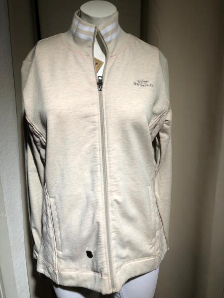 HV Polo Damen Sweatjacke Cabra Beige-melange Gr. XL